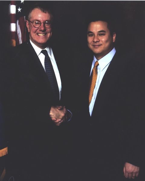 Dan with Steve Forbes
