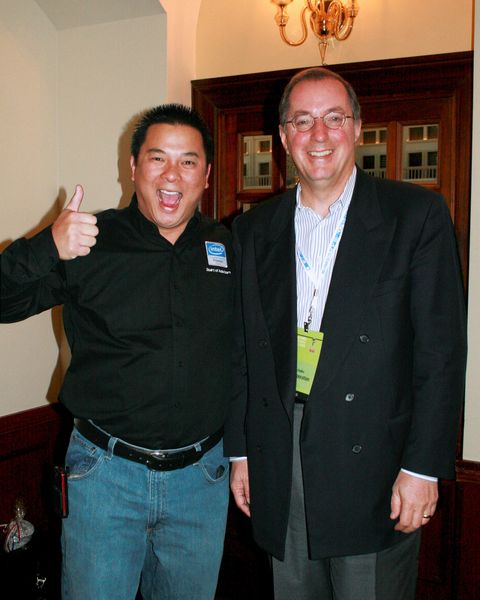 Dan with Paul Otellini