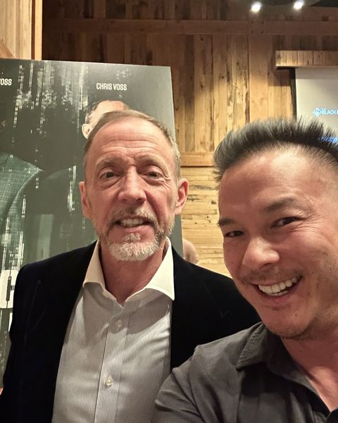 Dan with Chris Voss